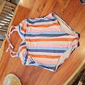Striped swimsuit